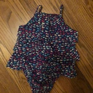 Vineyard vines ruffle romper